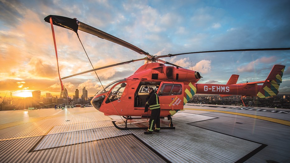 Royal London hospital helipad Royal London hospital helipad