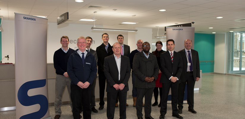 Representatives from Skanska, Barts Health NHS Trust, Capital Hospitals, Carillion and Mott MacDonald. Representatives from Skanska, Barts Health NHS Trust, Capital Hospitals, Carillion and Mott MacDonald.