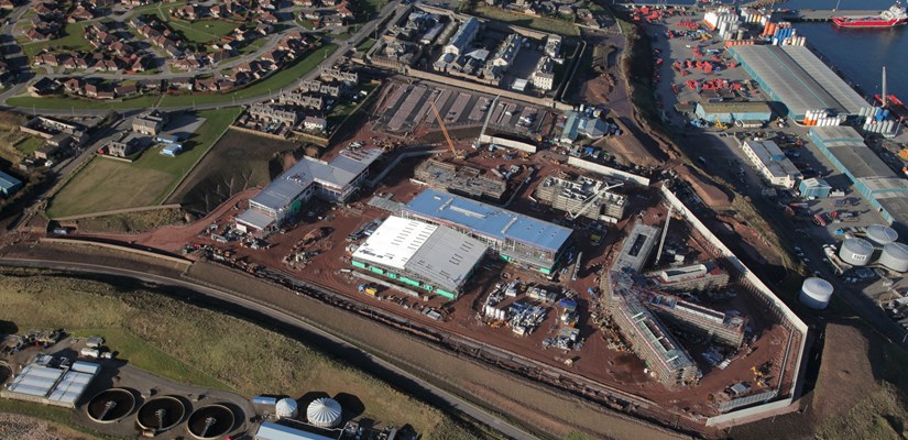 HMP YOI Grampian aerial view HMP YOI Grampian aerial view