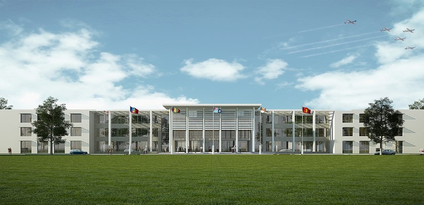 An artist’s impression of the new training college at Worthy Down in Hampshire An artist’s impression of the new training college at Worthy Down in Hampshire