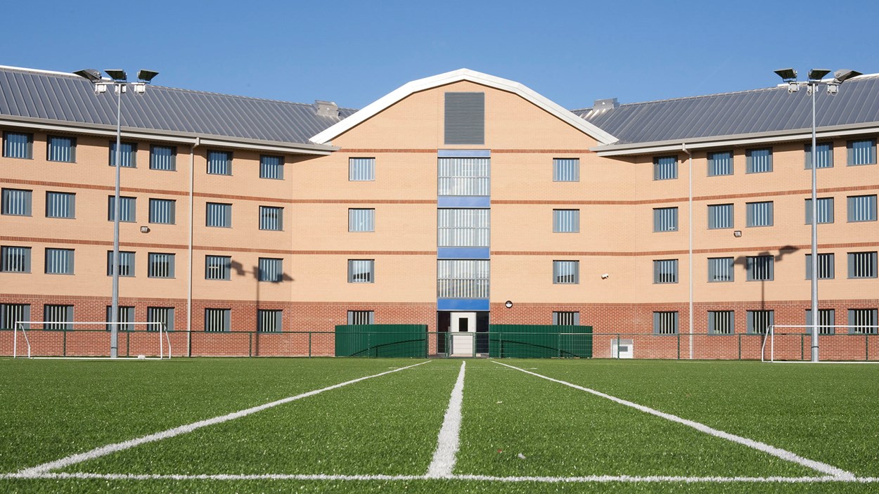 The exterior of HMP Thameside, built by Skanska