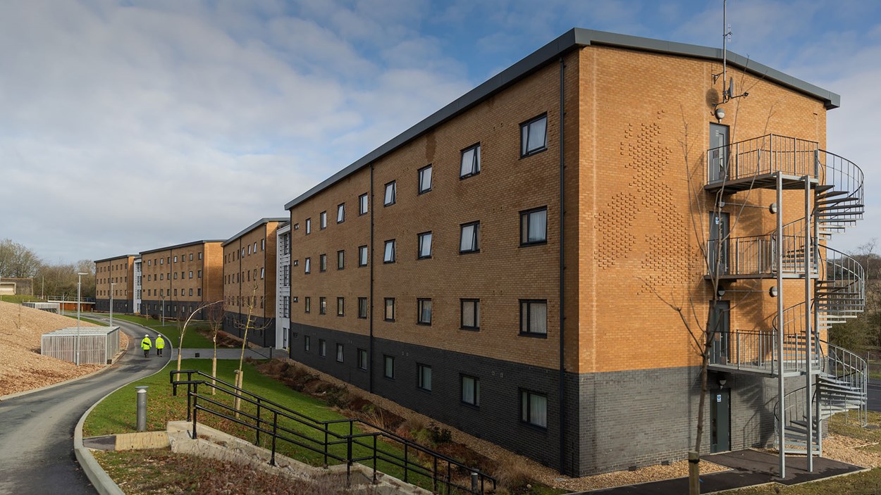 Accommodation at Worthy Down, built by Skanska