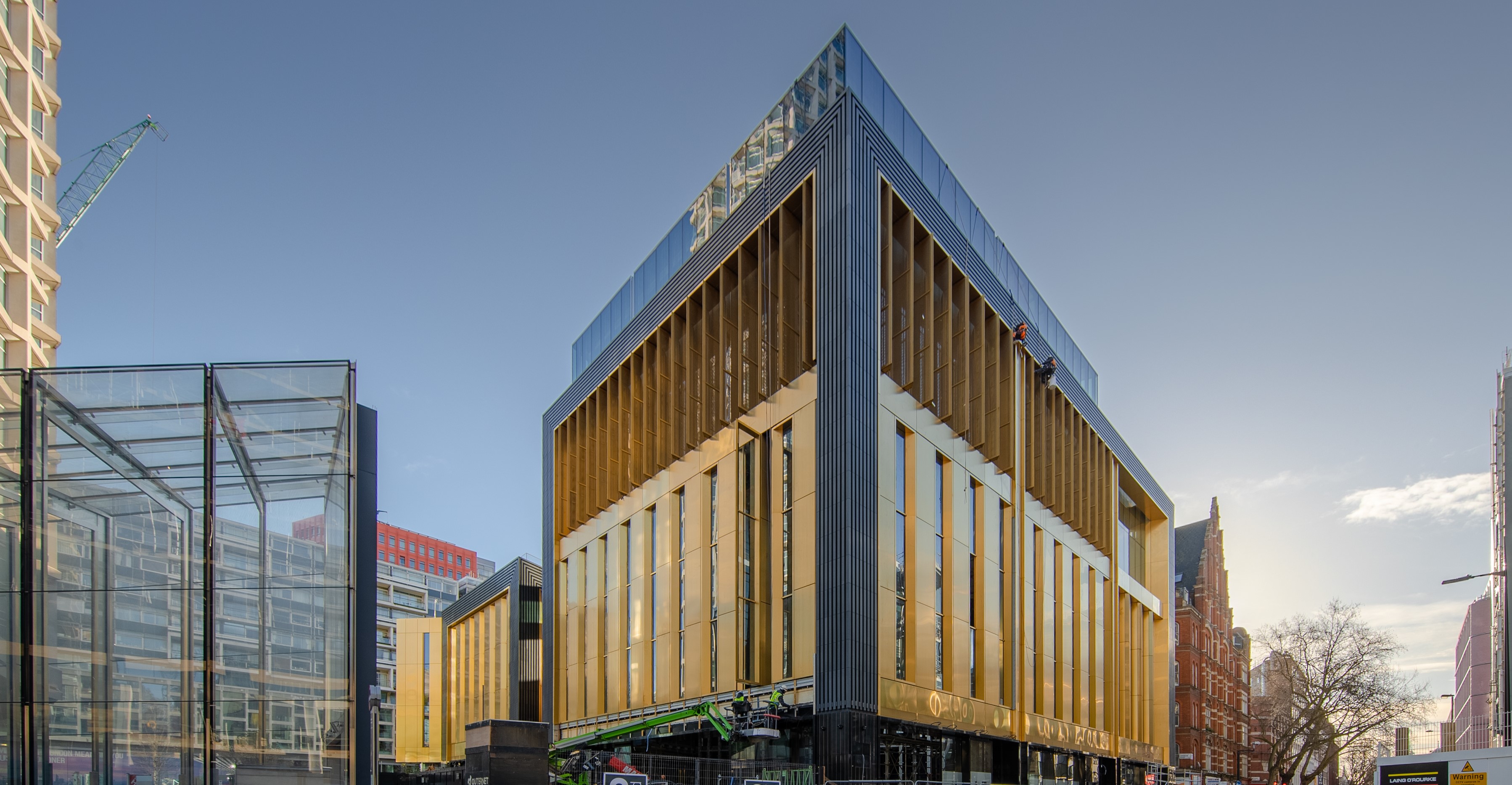 In this image you can see how close the Outernet building is to Tottenham Court Road station