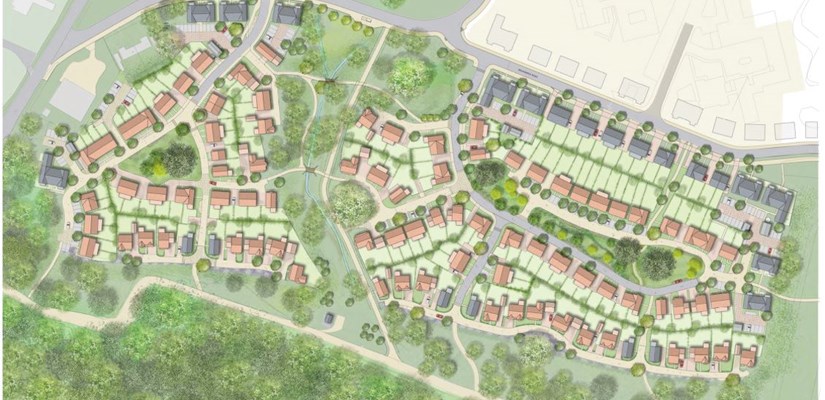 An aerial view of the approved plans for the CALA development at Mindenhurst. An aerial view of the approved plans for the CALA development at Mindenhurst.