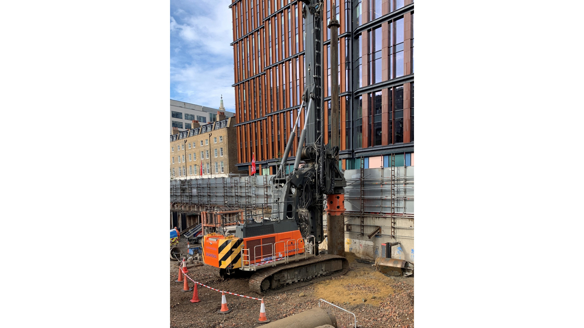 Cementation Skanska piling rig
