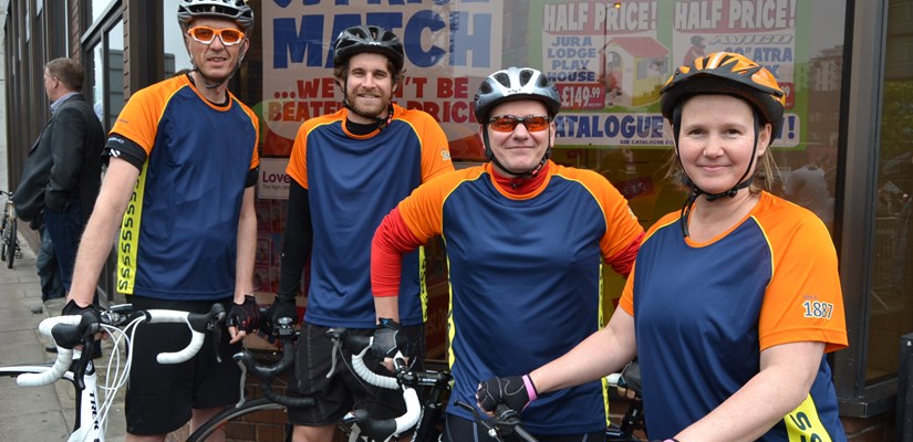 Team Skanska: Danny Copues, Dave Alexander, Phil Watson and Michelle Loubser Team Skanska: Danny Copues, Dave Alexander, Phil Watson and Michelle Loubser