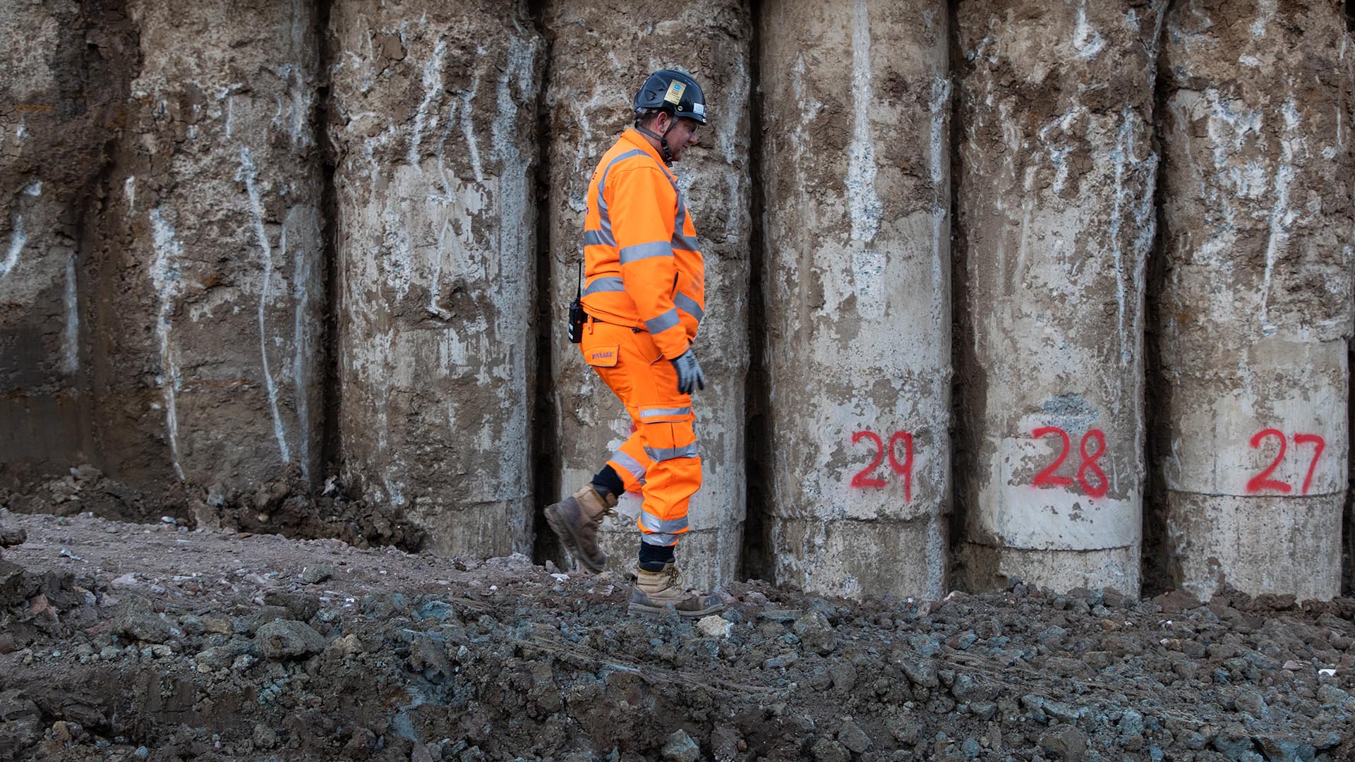 construction worker at HS2