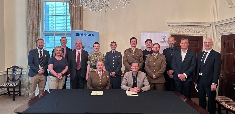 Skanska UK renews commitment to the Armed Forces Covenant Skanska UK renews commitment to the Armed Forces Covenant