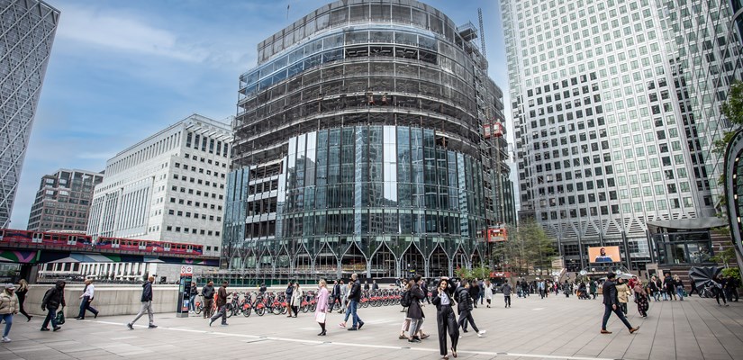 YY London has reached the highest point of its construction YY London has reached the highest point of its construction