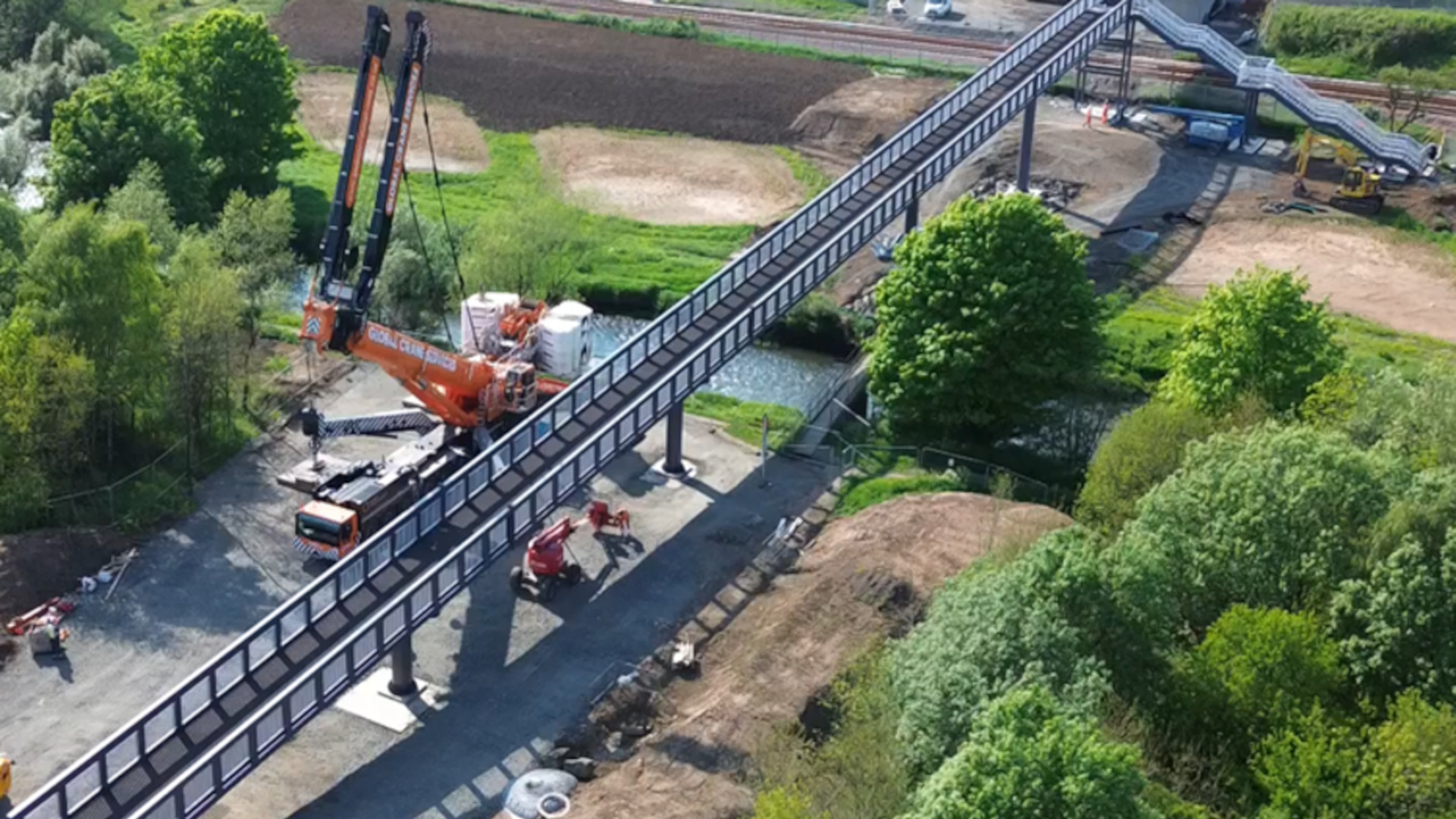 Duniface bridge - installation