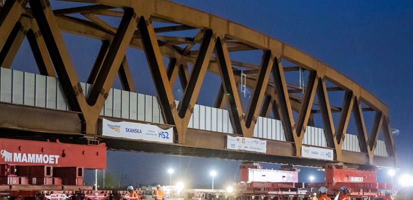 Skanska installs SAS13 bridge on 7 May 2022