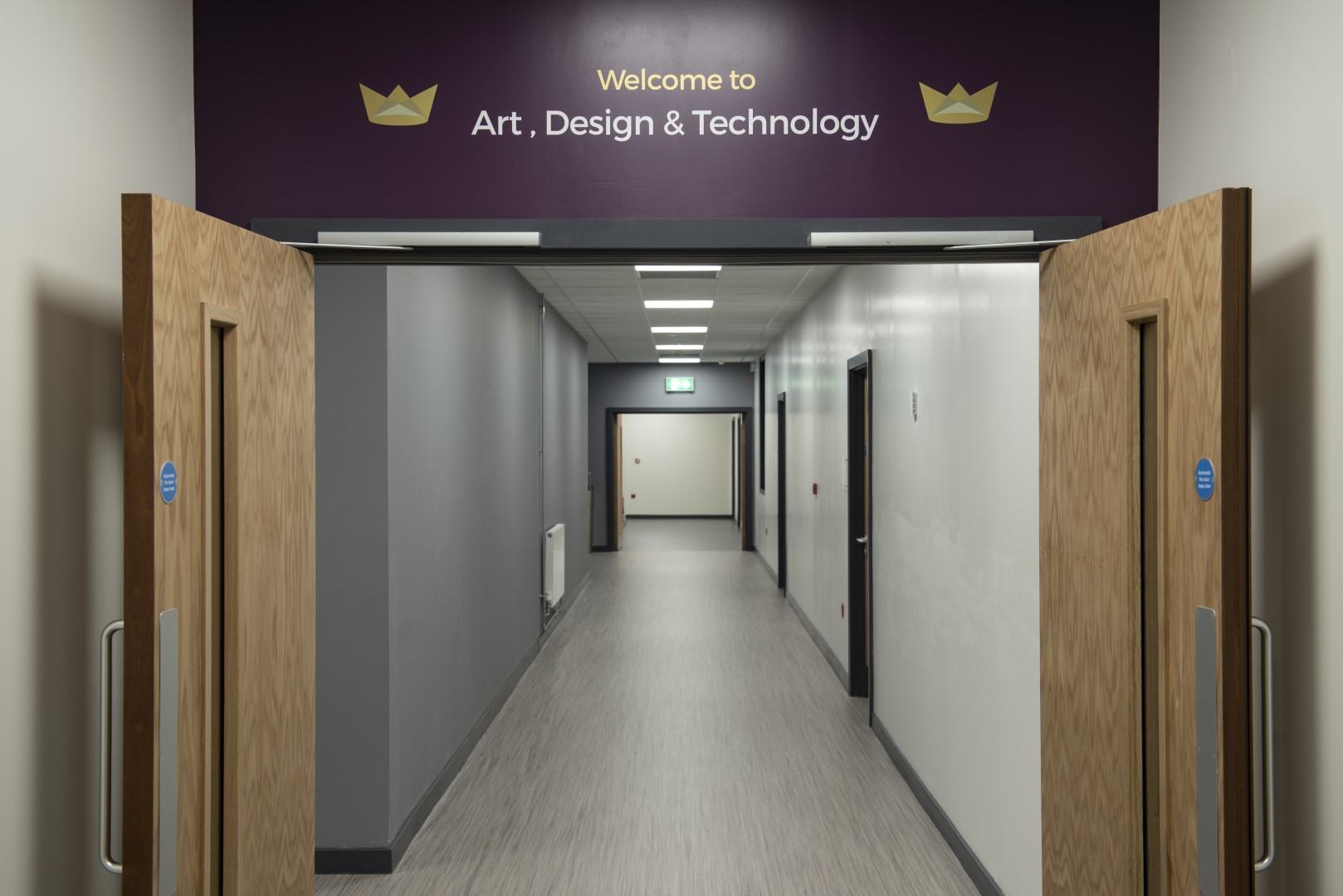 Trinity Academy - Corridor and signage