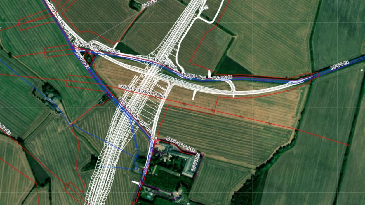4 box grid - A428 Skanska Maps