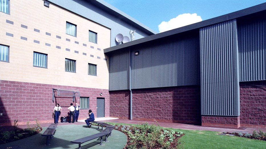 Outside space for staff at the Colnbrook Immigration Removal Centre Outside space for staff at the Colnbrook Immigration Removal Centre