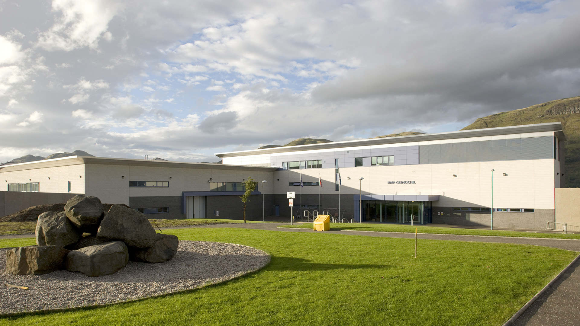 One of the blocks at HMP Glenochil created by Skanska