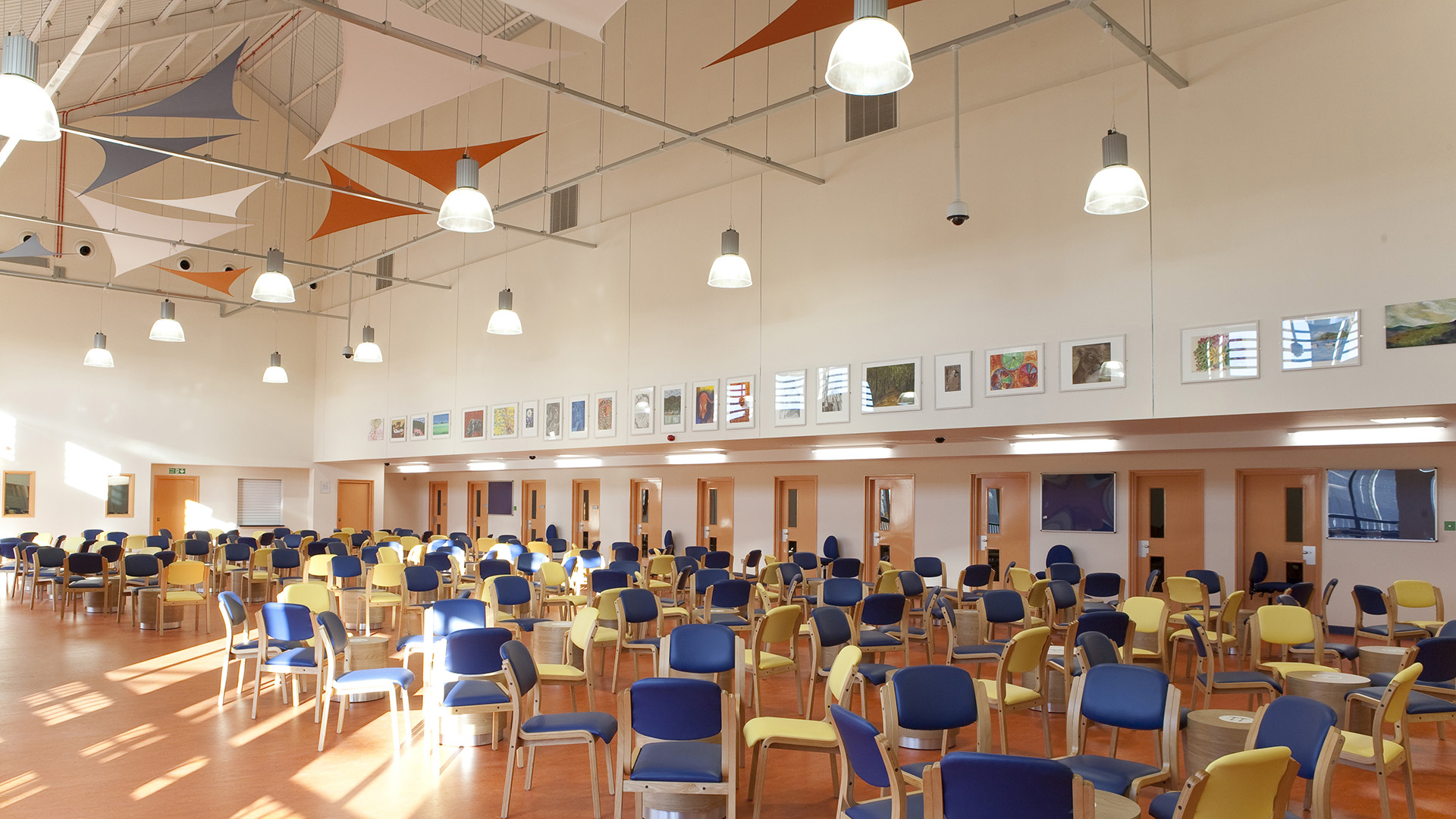 The visitor space at HMP Thameside is warm and welcoming