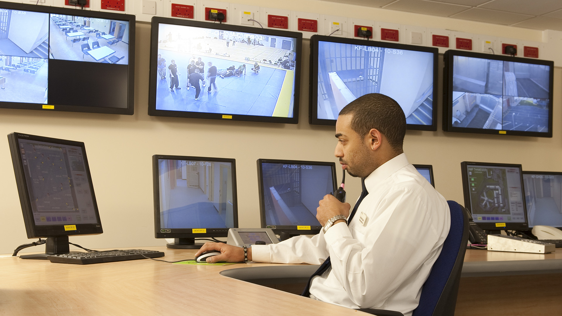 The security facilities at HMP Thameside are discrete and effective