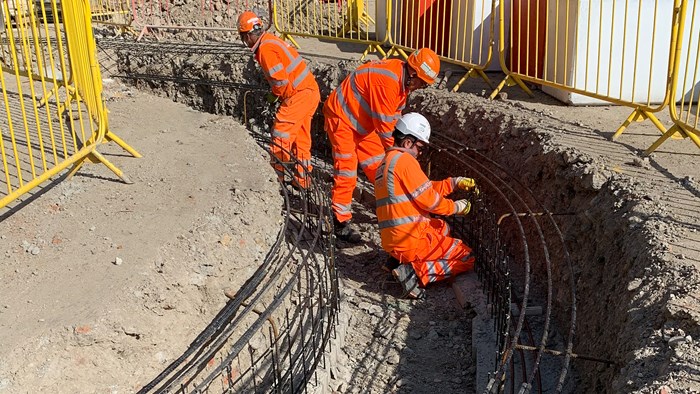 Guidewall innovation cuts carbon and improves safety on HS2 