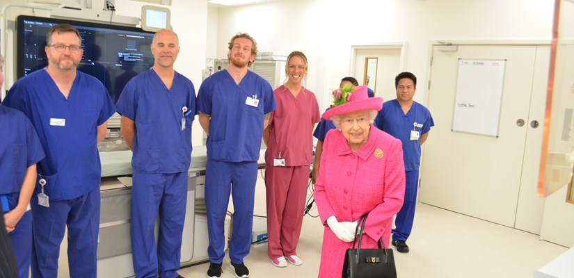 HM The Queen visited many facilities as she officially opened Royal Papworth Hospital. HM The Queen visited many facilities as she officially opened Royal Papworth Hospital.