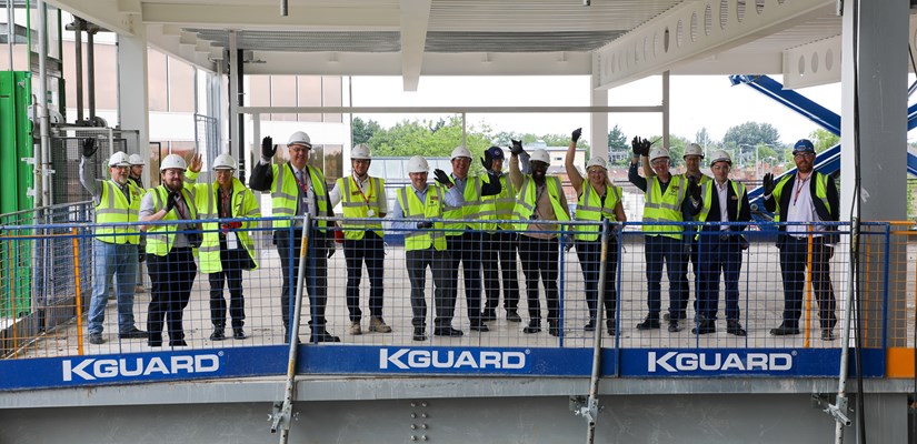 Attendees celebrated reaching the milestone Attendees celebrated reaching the milestone