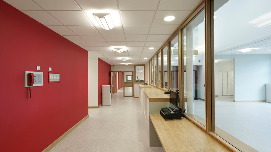 Modern, airy facilities at The State Hospital, Lanarkshire