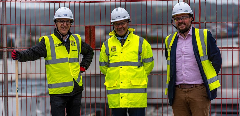 Steve Holbrook (middle), Iain Bushell (right) and Nord's founder, Richard Jones Steve Holbrook (middle), Iain Bushell (right) and Nord's founder, Richard Jones