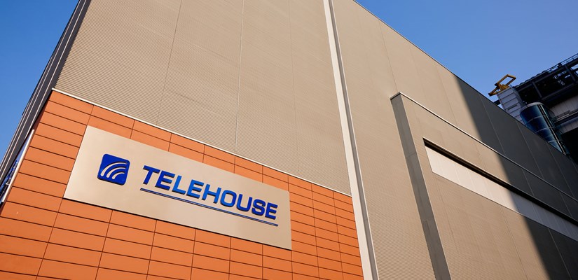 The outside of the Telehouse data centre