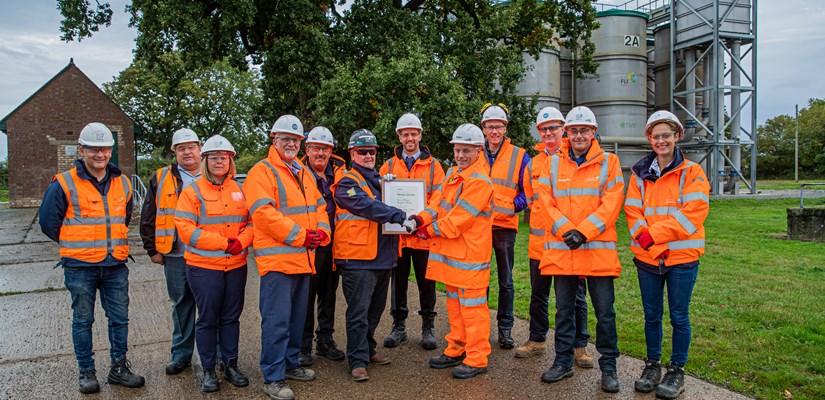 Wymondham Water Recycling Centre project team receive 'Deep Green' award Wymondham Water Recycling Centre project team receive 'Deep Green' award