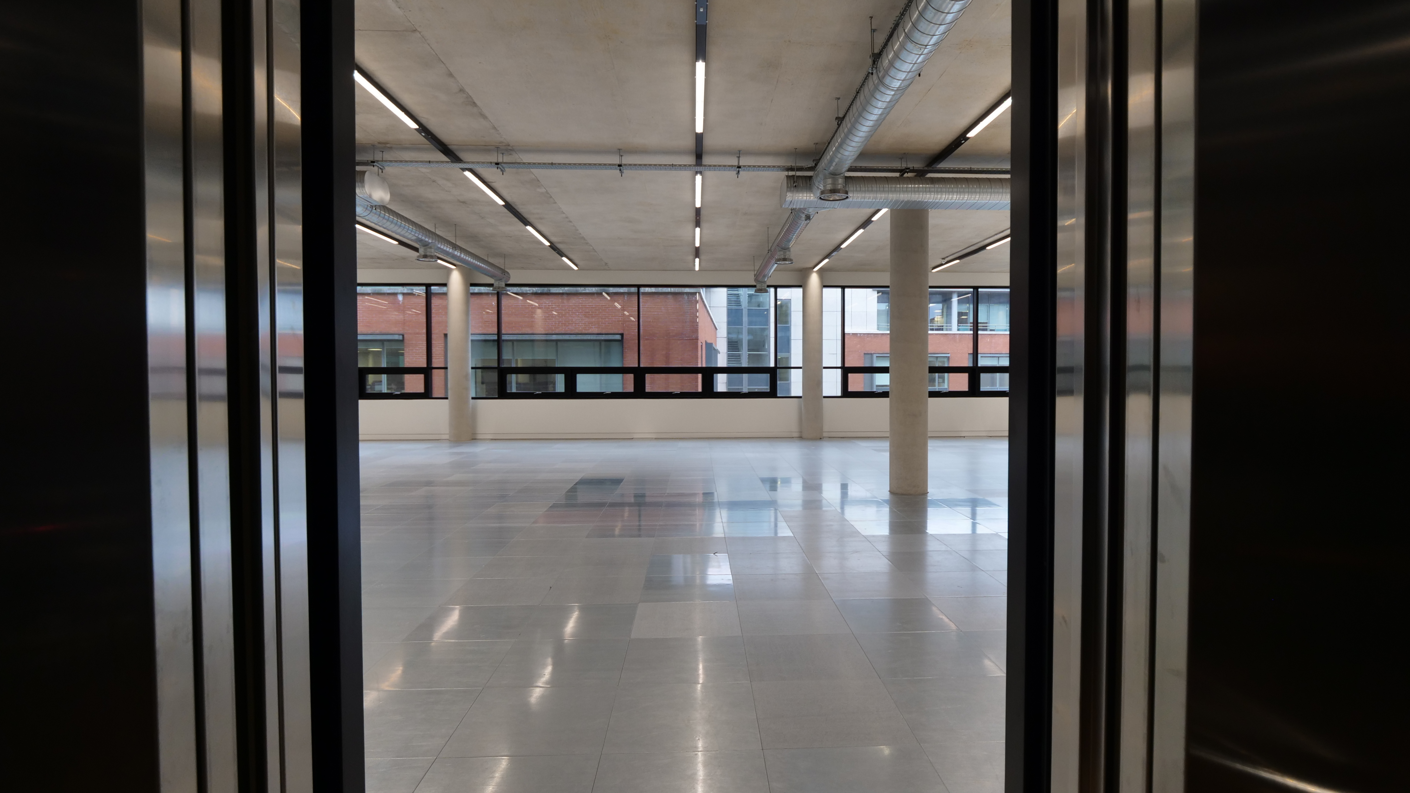 View from lift onto floor One Portwall Square