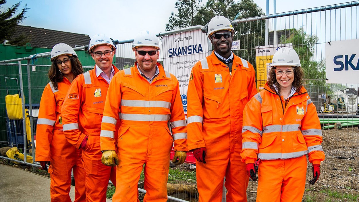 Our people at the Romford multi utility project