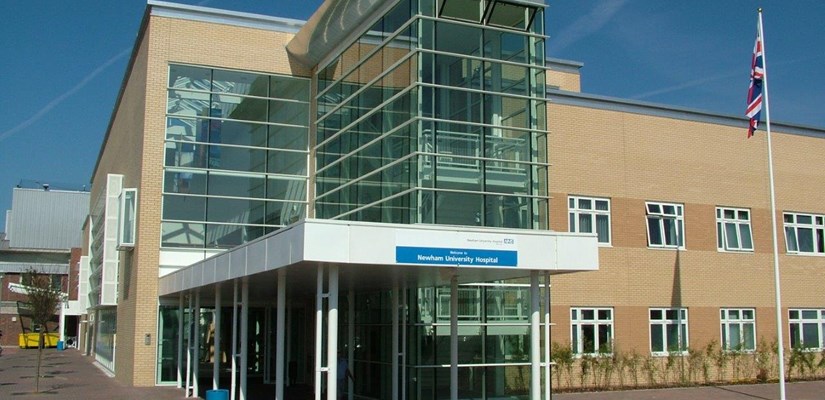Newham hospital entrance