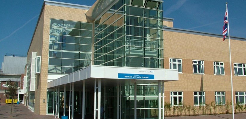 Newham hospital entrance Newham hospital entrance
