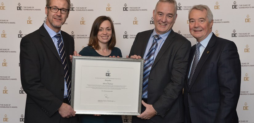 Harvey Francis, Graeme Culliton and Sally Scott receive The Duke of Edinburgh's Award Harvey Francis, Graeme Culliton and Sally Scott receive The Duke of Edinburgh's Award