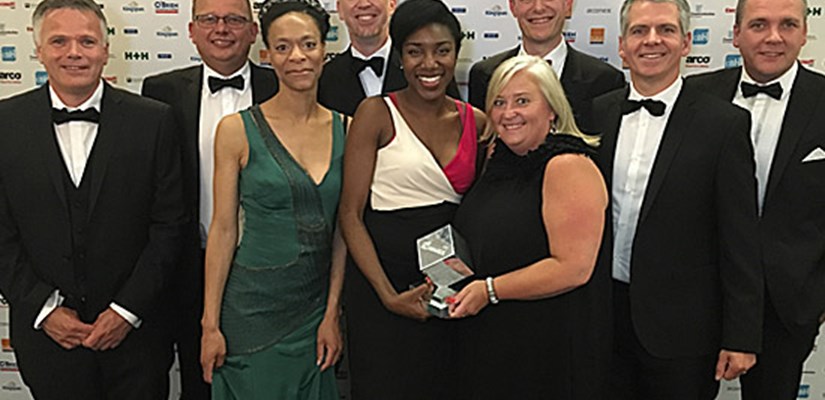 Israil Bryan, Kelachi Amadi-Echendu and Paula Lindores (centre) with Skanska team celebrating the Judges’ Supreme Award and Diversity Champion of the Year Award. Israil Bryan, Kelachi Amadi-Echendu and Paula Lindores (centre) with Skanska team celebrating the Judges’ Supreme Award and Diversity Champion of the Year Award.