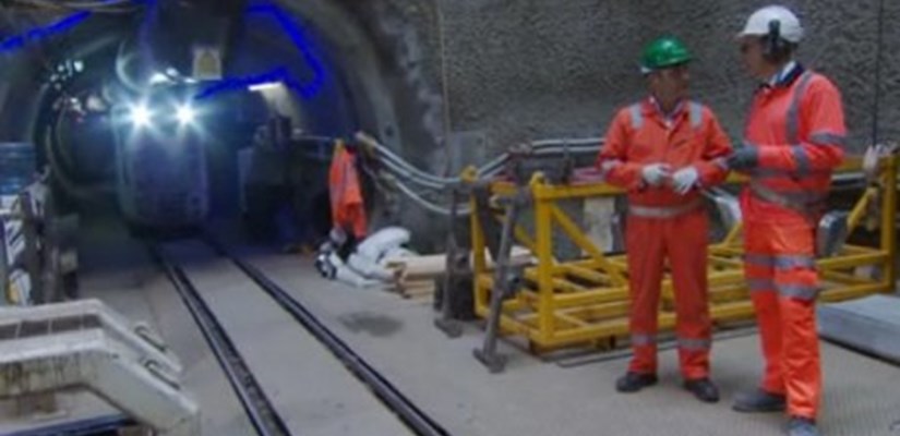 BBC London News tunnelling report