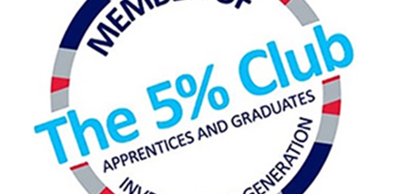 Skanska welcomes record number of graduates as it joins The 5% Club