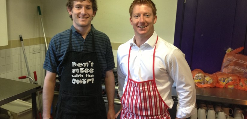 Don't mess with the chef David Phillips and Daire Hughes ready to get stuck in Don't mess with the chef David Phillips and Daire Hughes ready to get stuck in