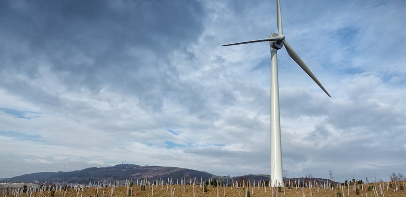 The completed turbine at Swansea Bay. The completed turbine at Swansea Bay.