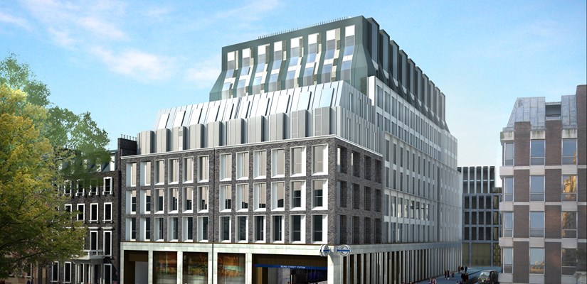 Architects impression - Bond Street Station