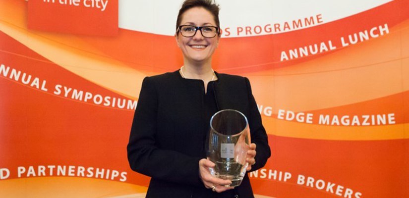 Katy Dowding wins the Women in the City Woman of Achievement Award 2013 Katy Dowding wins the Women in the City Woman of Achievement Award 2013