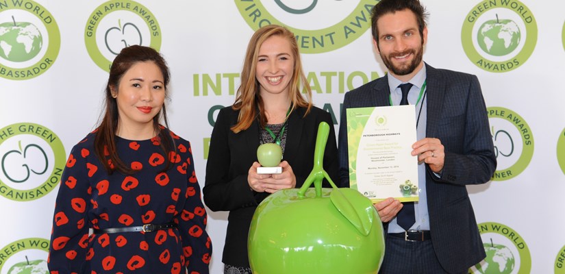 Skanska collected four Green Apple environmental awards Skanska collected four Green Apple environmental awards