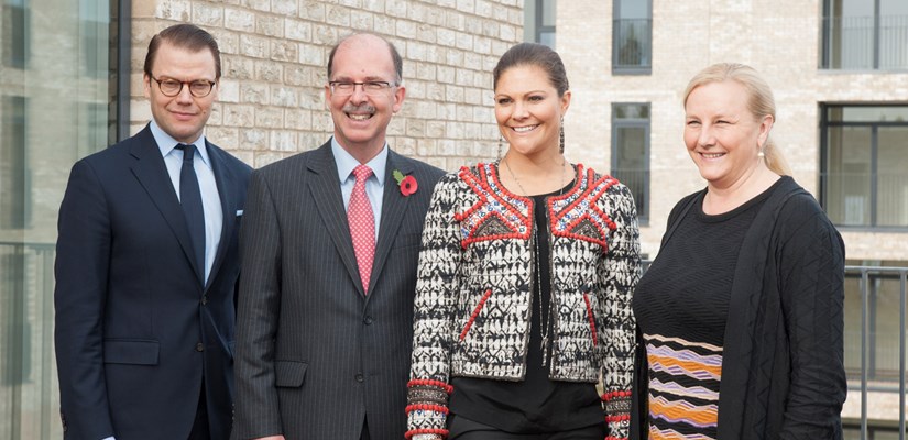 Crown Princess Victoria and Prince Daniel of Sweden tour Homes by Skanska Crown Princess Victoria and Prince Daniel of Sweden tour Homes by Skanska