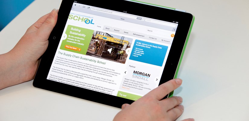 The Supply Chain Sustainability School is a virtual learning environment that aims to help construction suppliers and subcontractors develop their sustainability knowledge and competence The Supply Chain Sustainability School is a virtual learning environment that aims to help construction suppliers and subcontractors develop their sustainability knowledge and competence