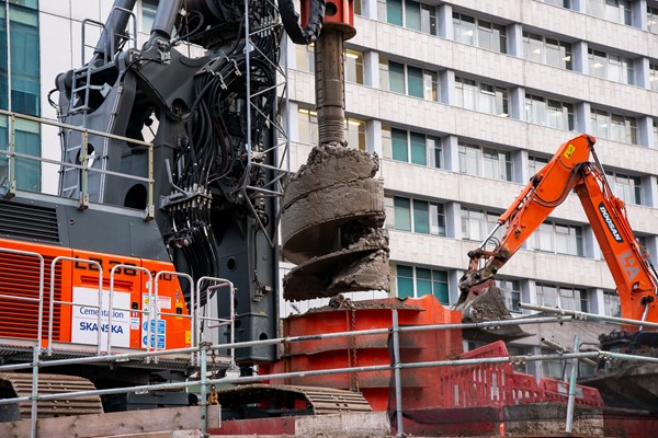 21 Moorfields – piling and ground engineering