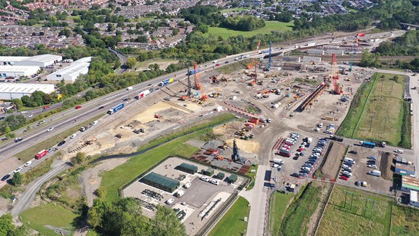 Gateshead aerial view
